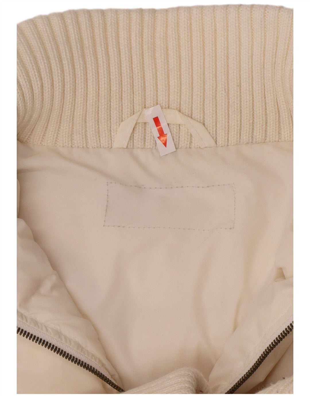 Phard Polstret hættejakke til kvinder UK 14 Medium White Nylon