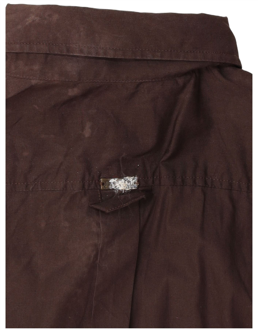 Just Cavalli Dameskjorte UK 14 Medium Brun Bomuld