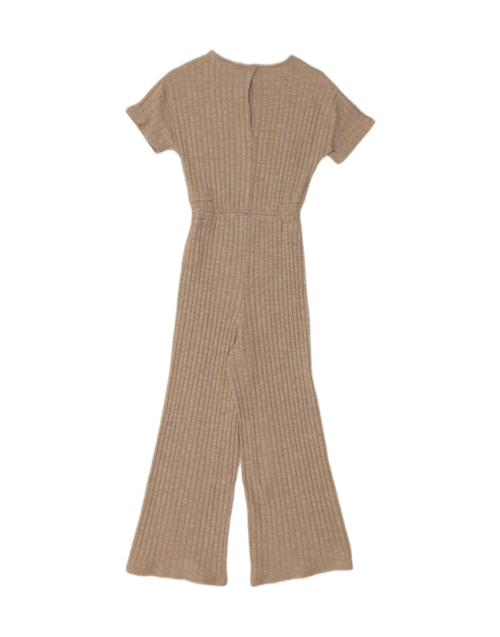 ZARA Girls Jumpsuit 13-14 Years Beige Viscose Vintage Zara and Second-Hand Zara from Messina Hembry 