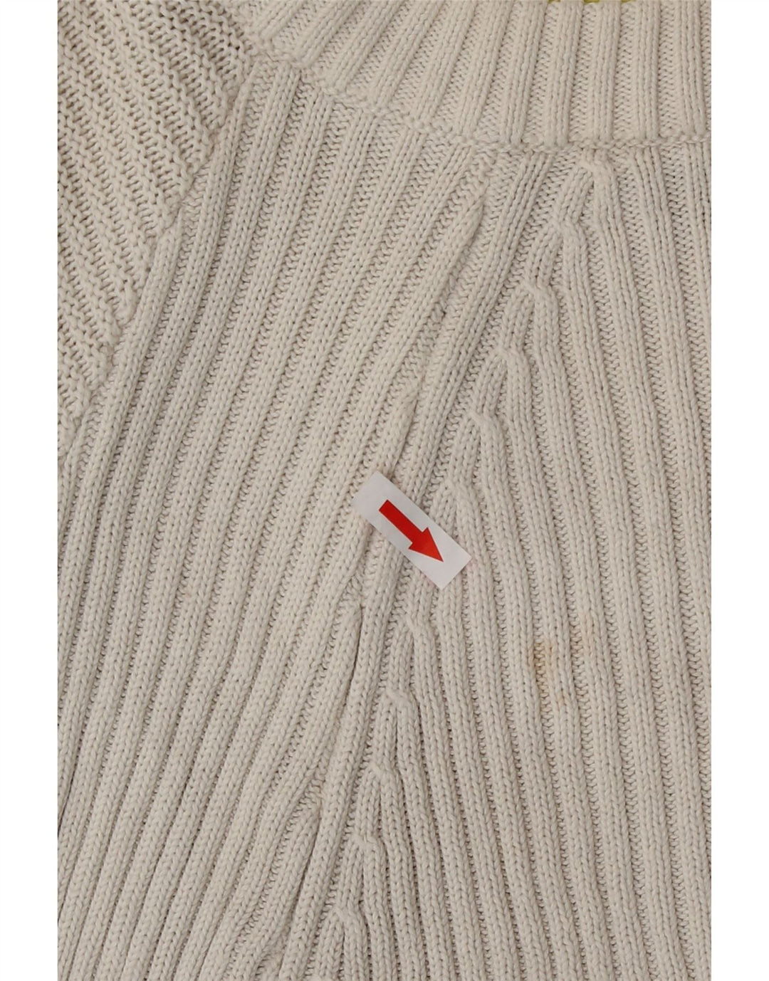 Topshop Womens Crop Oversized Crew Neck sweater UK 12 Medium White