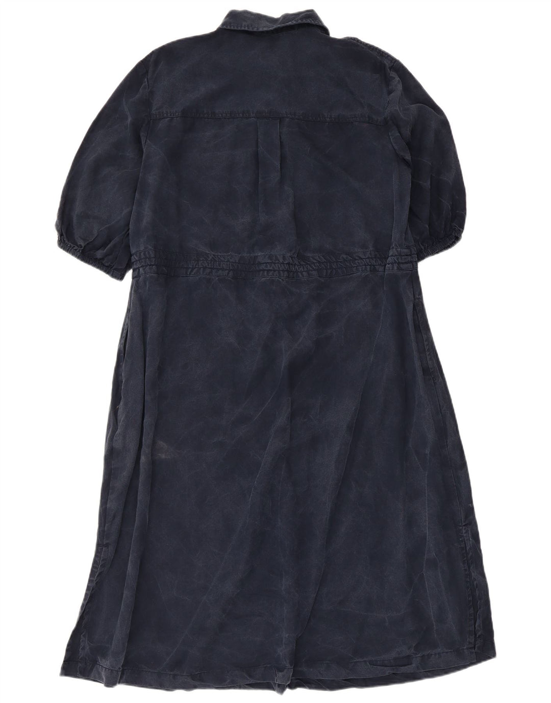 French Connection Dame Maxi Dress UK 14 Medium Navy Blue Lyocell