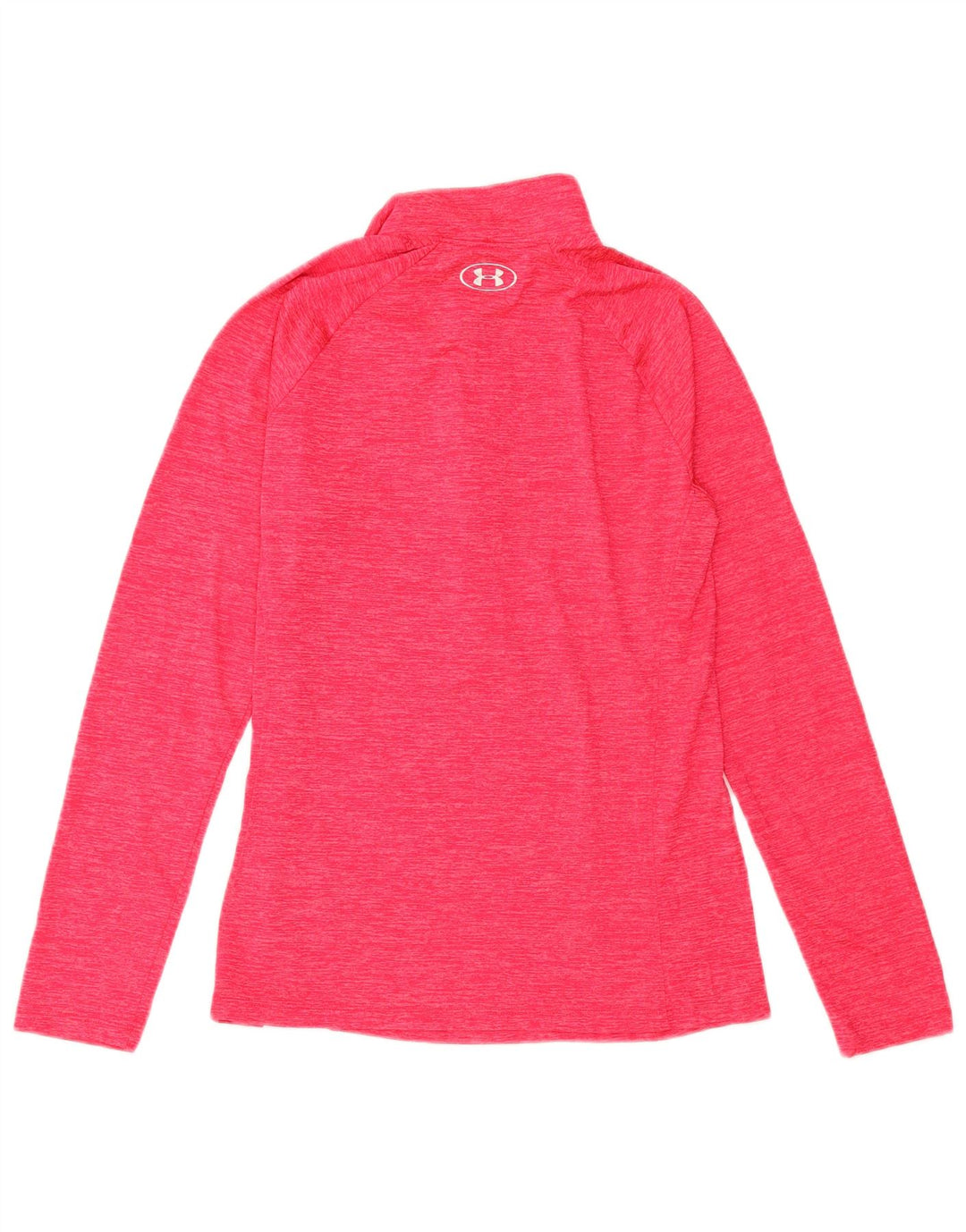 UNDER ARMOUR Dame Heat Gear Pullover Træningsdragt Top UK 12 Medium Pink