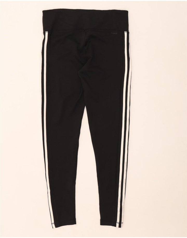 Adidas Womens Climalite Leggings UK 16/18 Large Black Polyester