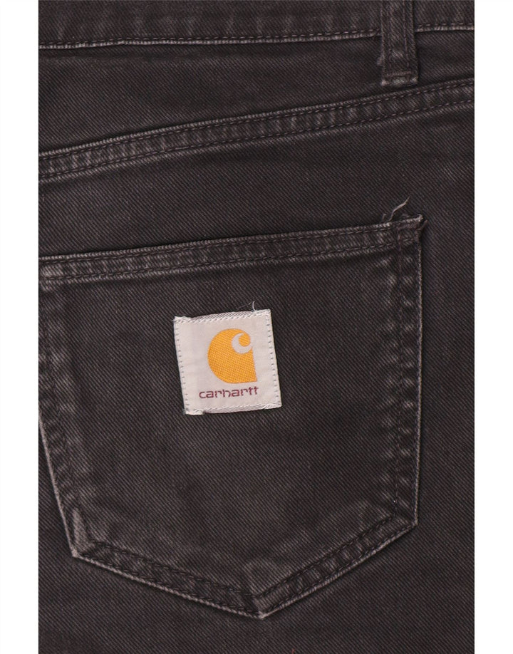 Carhartt Slim Jeans til mænd W36 L32 Sort