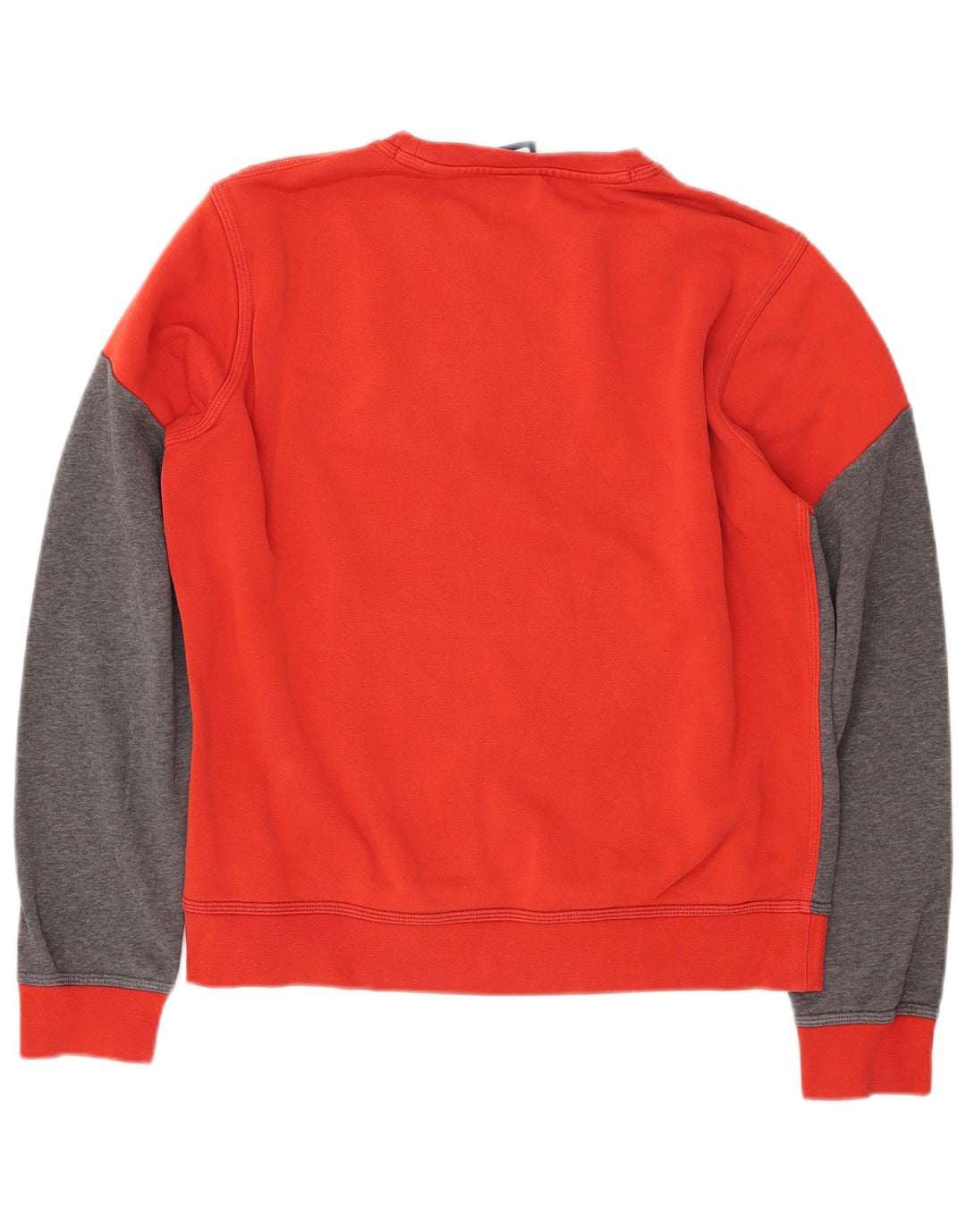 NIKE Grafisk Sweatshirt-trøje til mænd Medium Rød Colourblock Bomuld