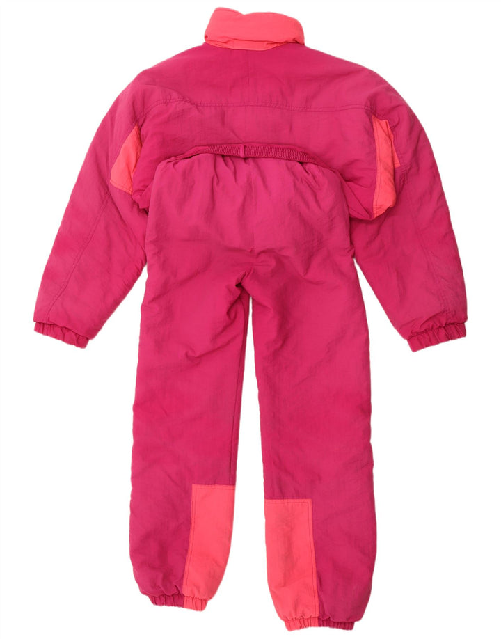 K-Way Womens Grafisk Oversized Ski Jumpsuit EU 38 Medium Pink Polyamid
