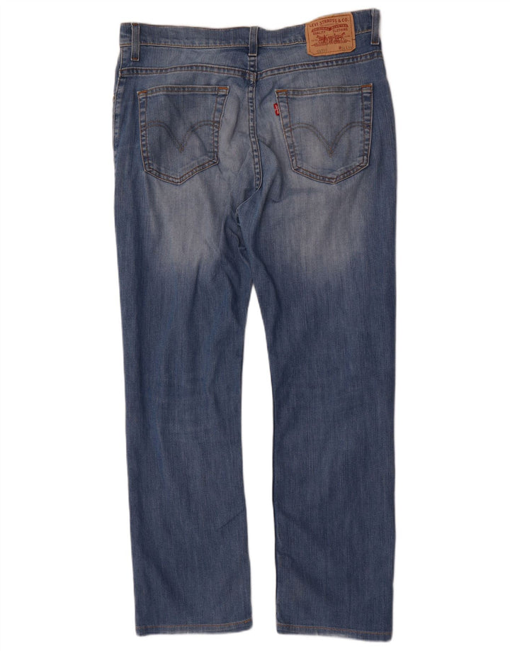 Levi's Straight Jeans til mænd W34 L28 blå bomuld