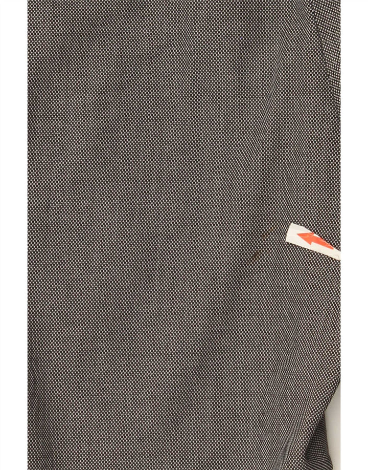 Zara Dame Bootcut Chino Bukser EU 40 Medium W30 L32 Grå Plettet