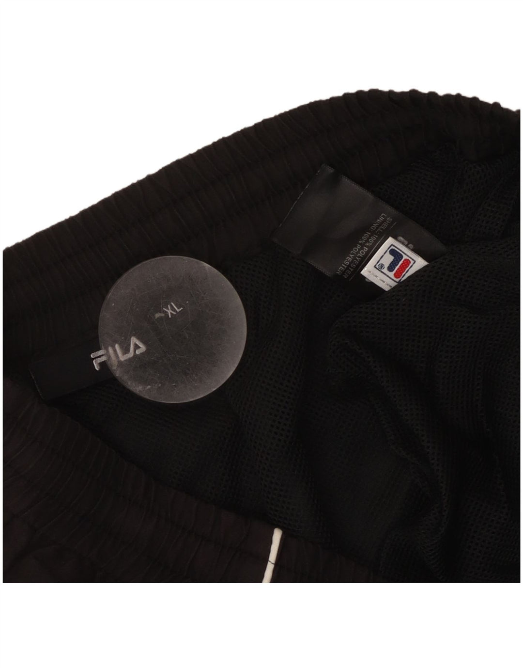 Fila Mens Sport Shorts XL Black Polyester