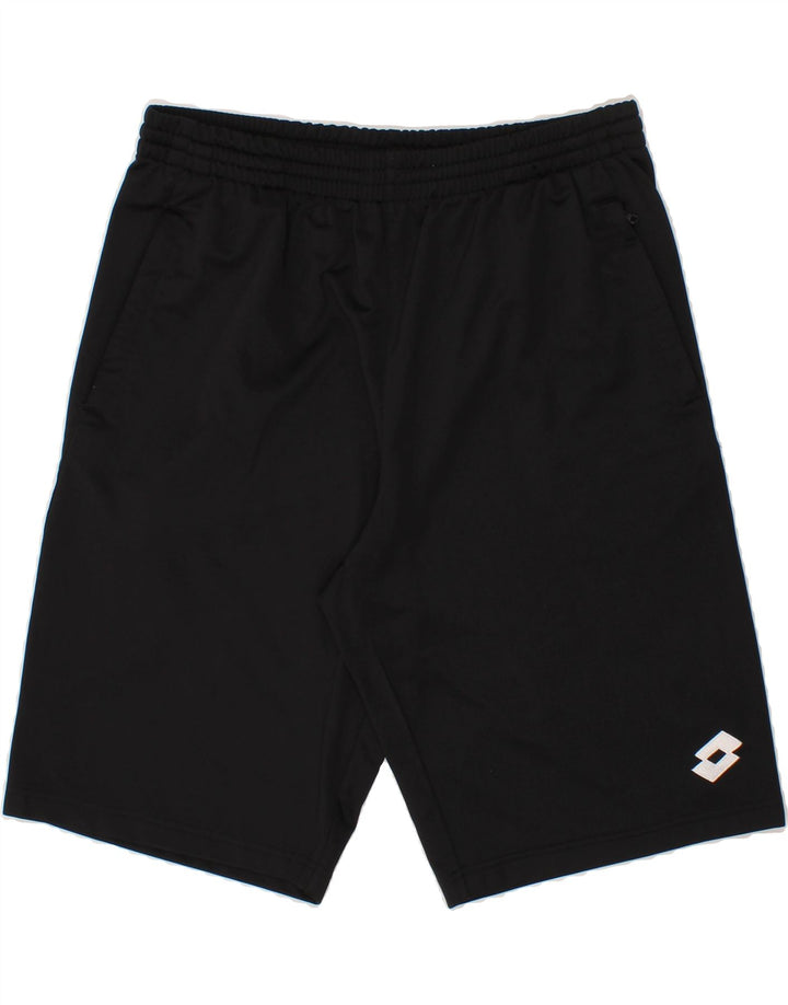 LOTTO Mens Sport Shorts XL Black Polyester Vintage Lotto and Second-Hand Lotto from Messina Hembry 
