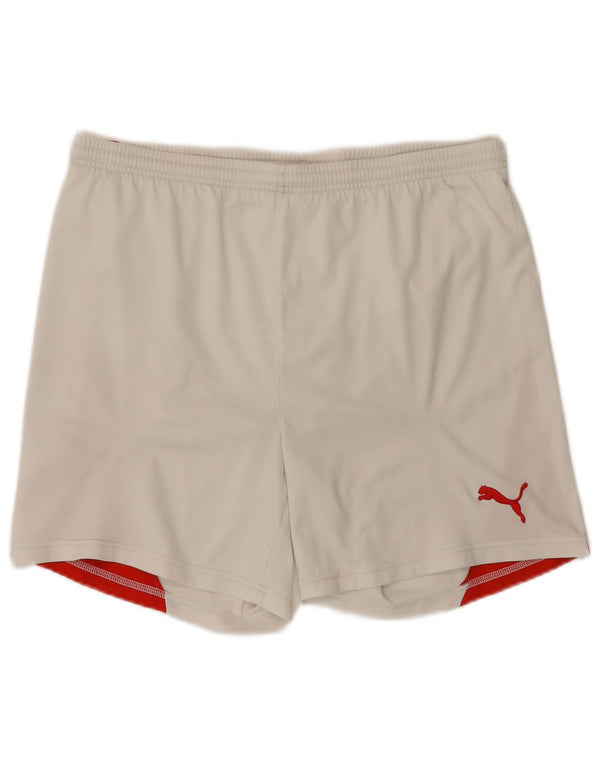 Puma Sportshorts til mænd Large White Colourblock