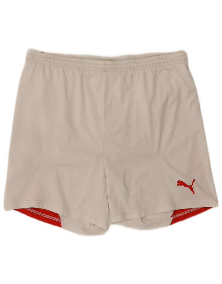 Puma Sportshorts til mænd Large White Colourblock