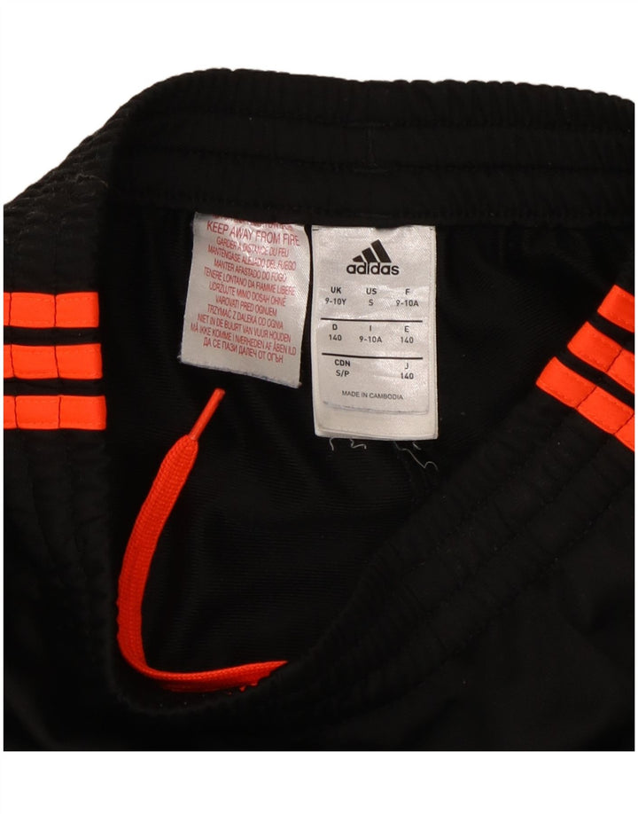 ADIDAS Træningsdragtsbukser til drenge 9-10 år Sort polyester