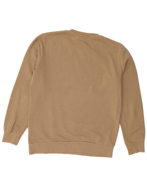 Jack & Jones Herre grafisk Regular Fit Sweatshirt Jumper Stor brun bomuld