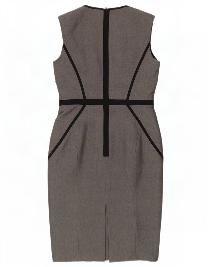 Marks & Spencer Dame Autograph Ærmeløs Skede Kjole UK 14 Medium Grey