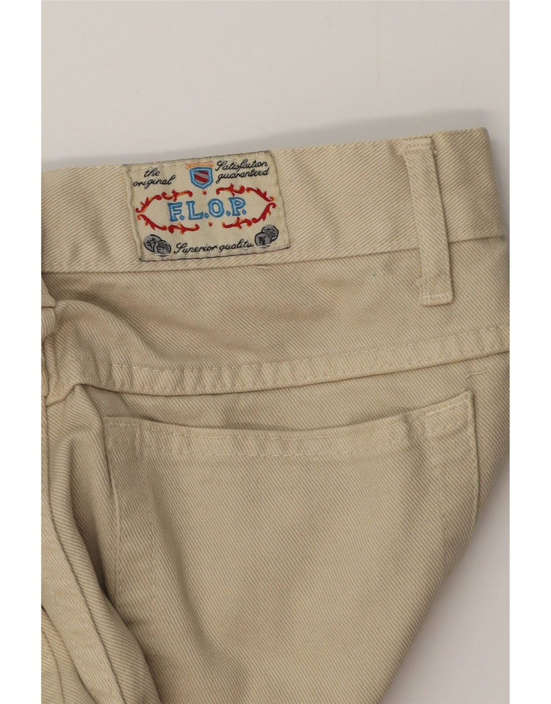 VINTAGE koniske jeans til kvinder W28 L32 Beige