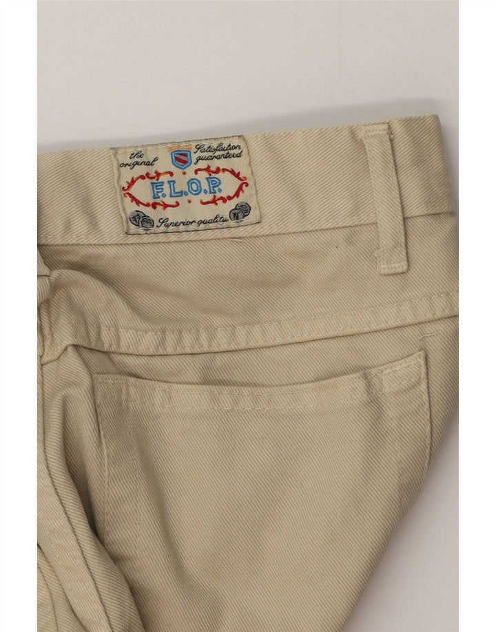 VINTAGE koniske jeans til kvinder W28 L32 Beige