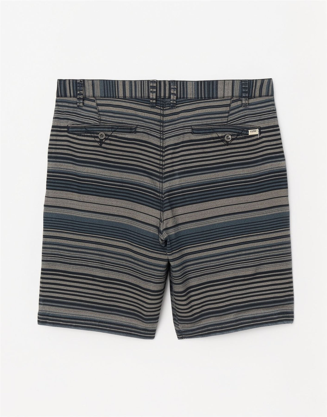 Vans Herre Casual Shorts W34 store blå stribet bomuld