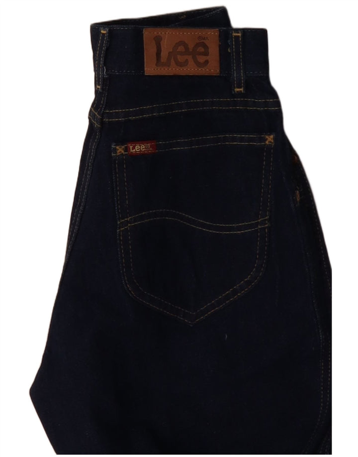 LEE Kvinder Højtaljede tilspidsede Jeans W22 L27 Marineblå