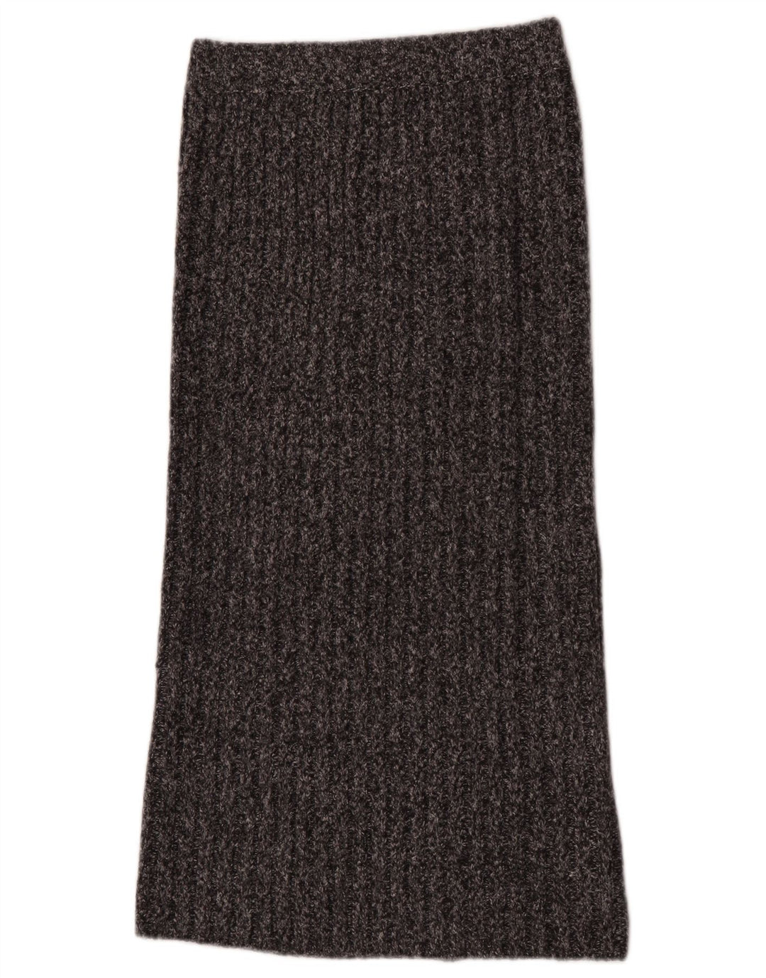 Zara Damestrik Maxi Nederdel Small W26 Grå Polyester