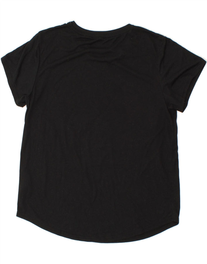 PUMA Womens Graphic T-Shirt Top UK 16 Large Black Polyester Vintage Puma and Second-Hand Puma from Messina Hembry 