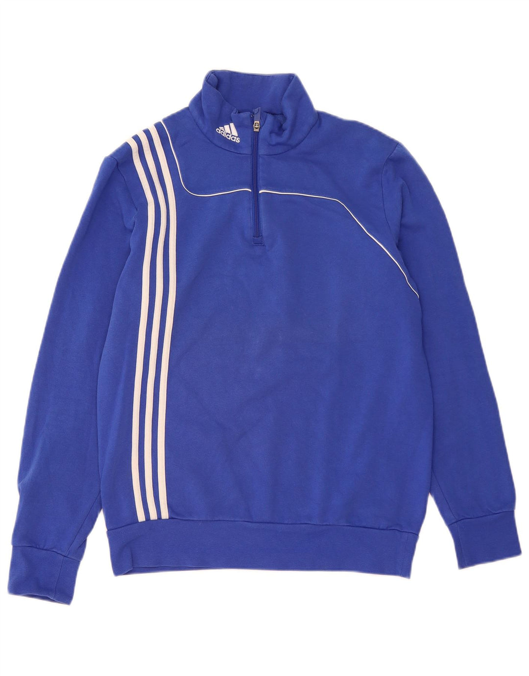 ADIDAS Sweatshirt med lynlås til mænd mellemblå bomuld