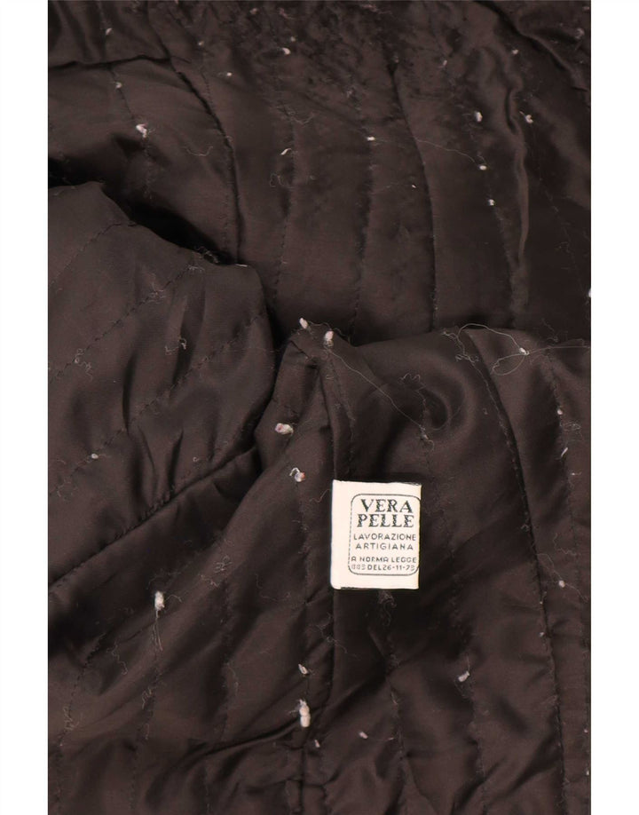 Vintage dame læderjakke IT 46 Large Black