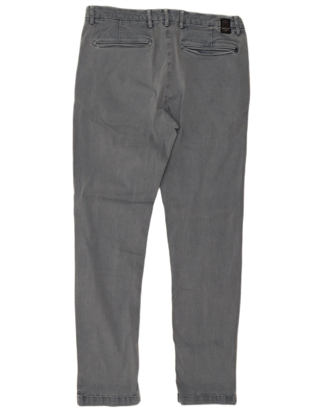 Replay Herre Slim Jeans W34 L32 Grå Bomuld
