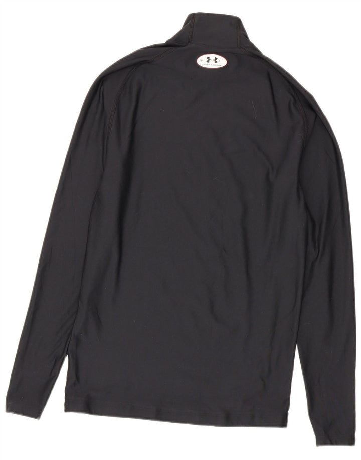 Under Armour Herre Cold Gear Top Langærmet XL Sort Polyester