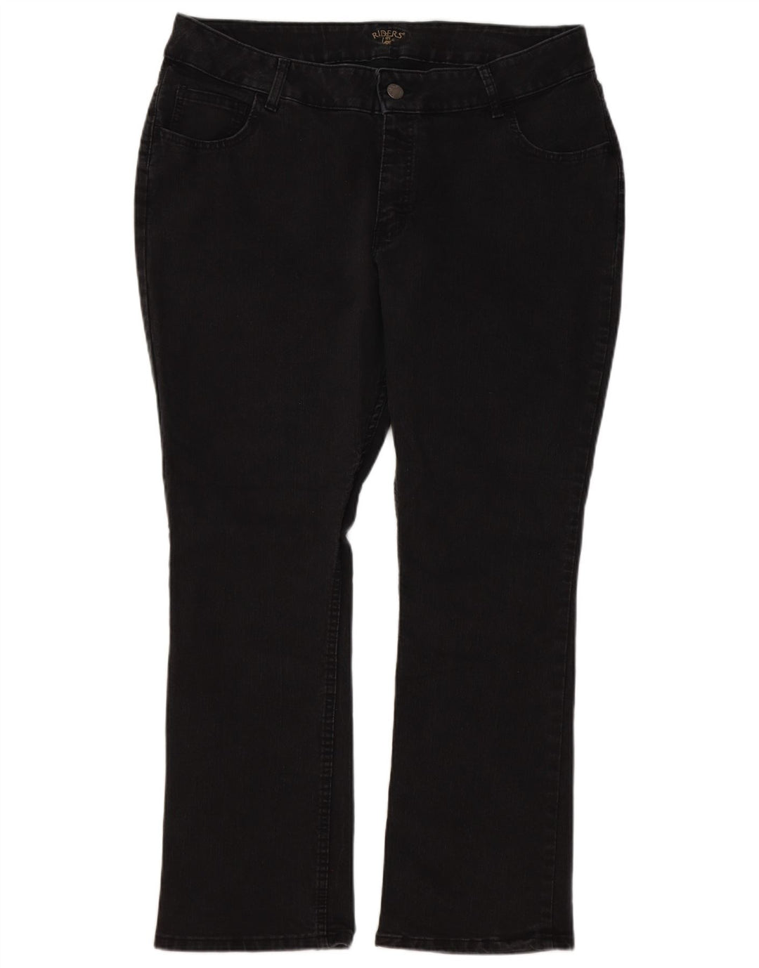 LEE Womens Riders Bootcut Jeans US 20 XL W40 L29 Black Cotton