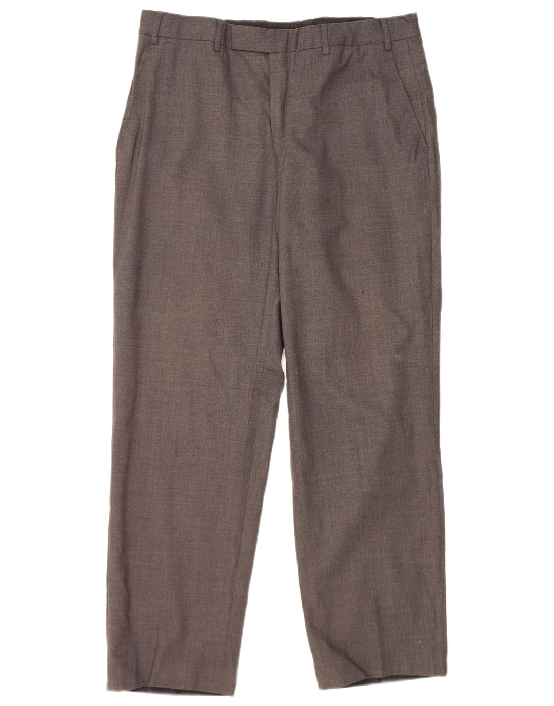 AQUASCUTUM Mens Straight Suit Trousers W34 L29 Grey