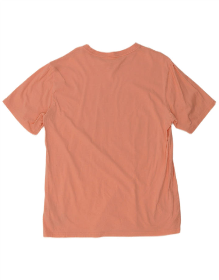 CONVERSE Herre grafisk T-shirt Top XL Pink Bomuld