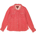 EDDIE BAUER Womens Abstract Pattern Shirt UK 16 Large Red Cotton Vintage Eddie Bauer and Second-Hand Eddie Bauer from Messina Hembry 