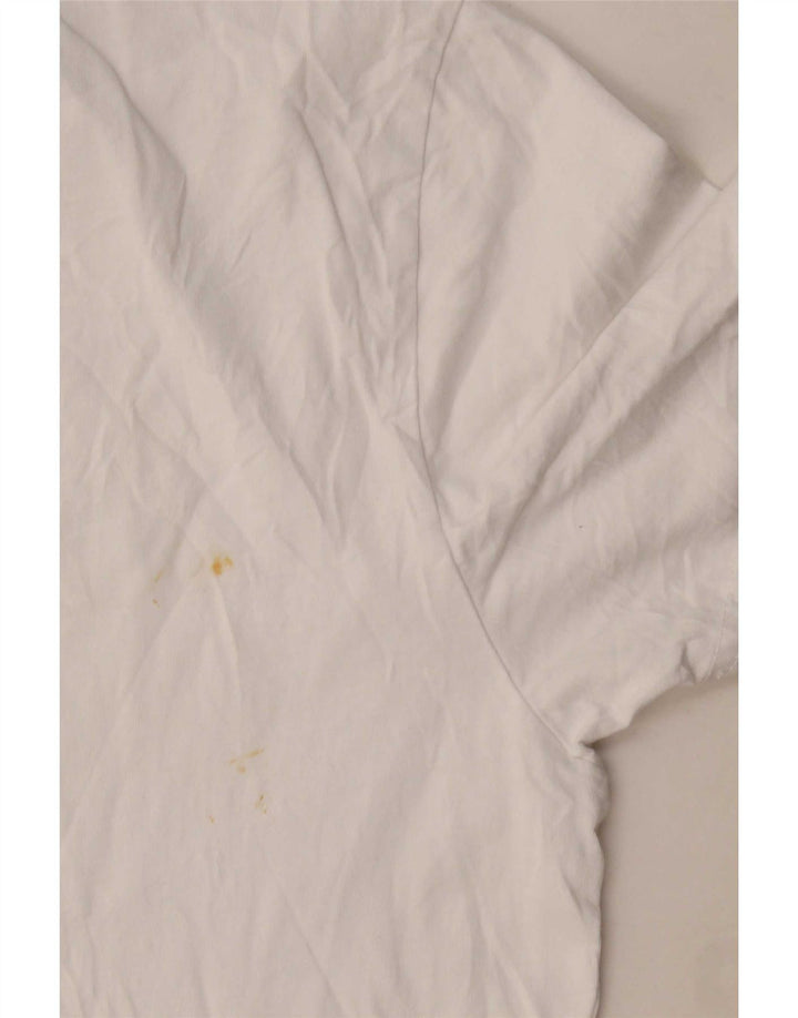 Diesel Herre T-Shirt Top Stor Hvid Bomuld