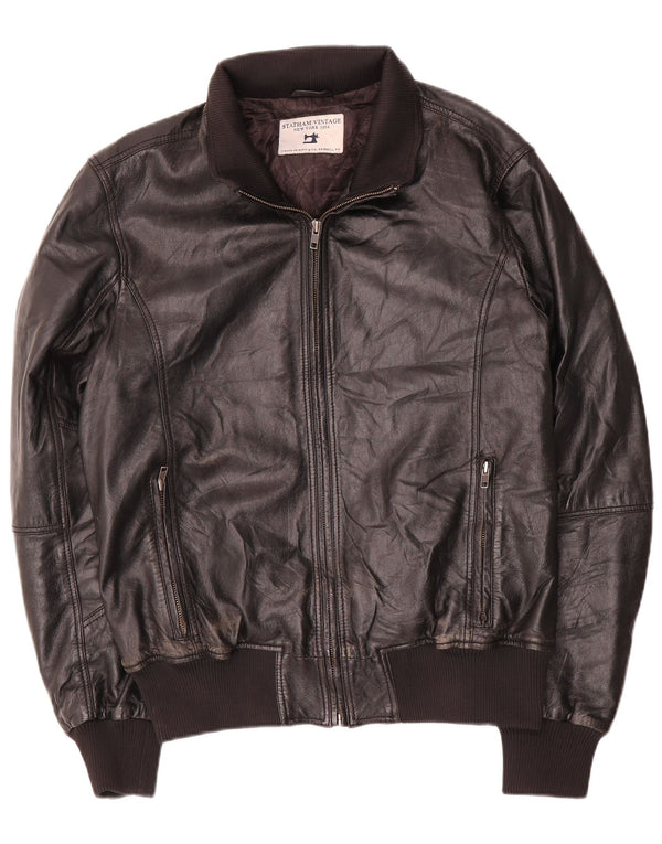 Vintage herre læderjakke UK 40 Large Black