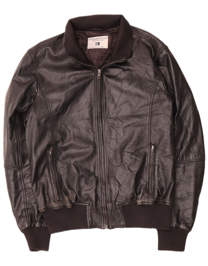 Vintage herre læderjakke UK 40 Large Black