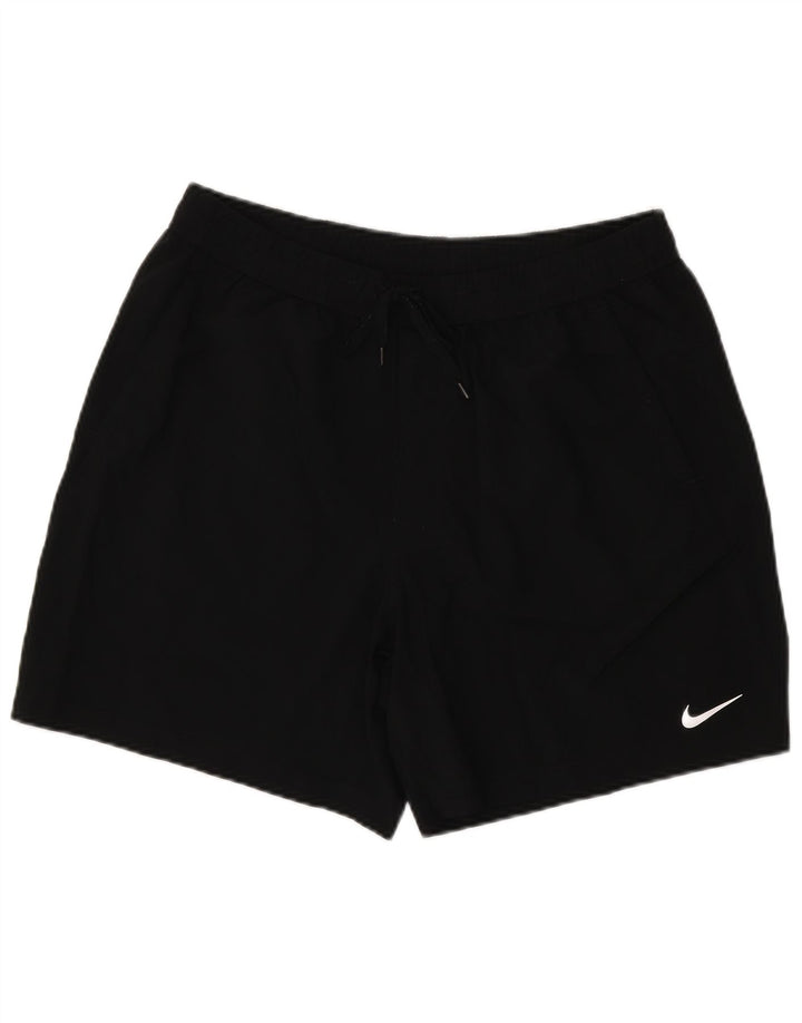 NIKE Dri Fit sportsshorts til mænd, store sorte polyester