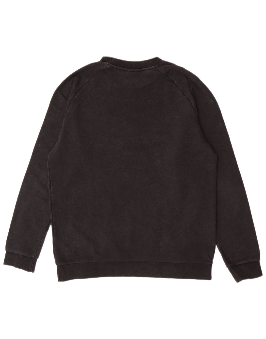 Adidas Grafisk Sweatshirt Jumper Medium Sort Bomuld