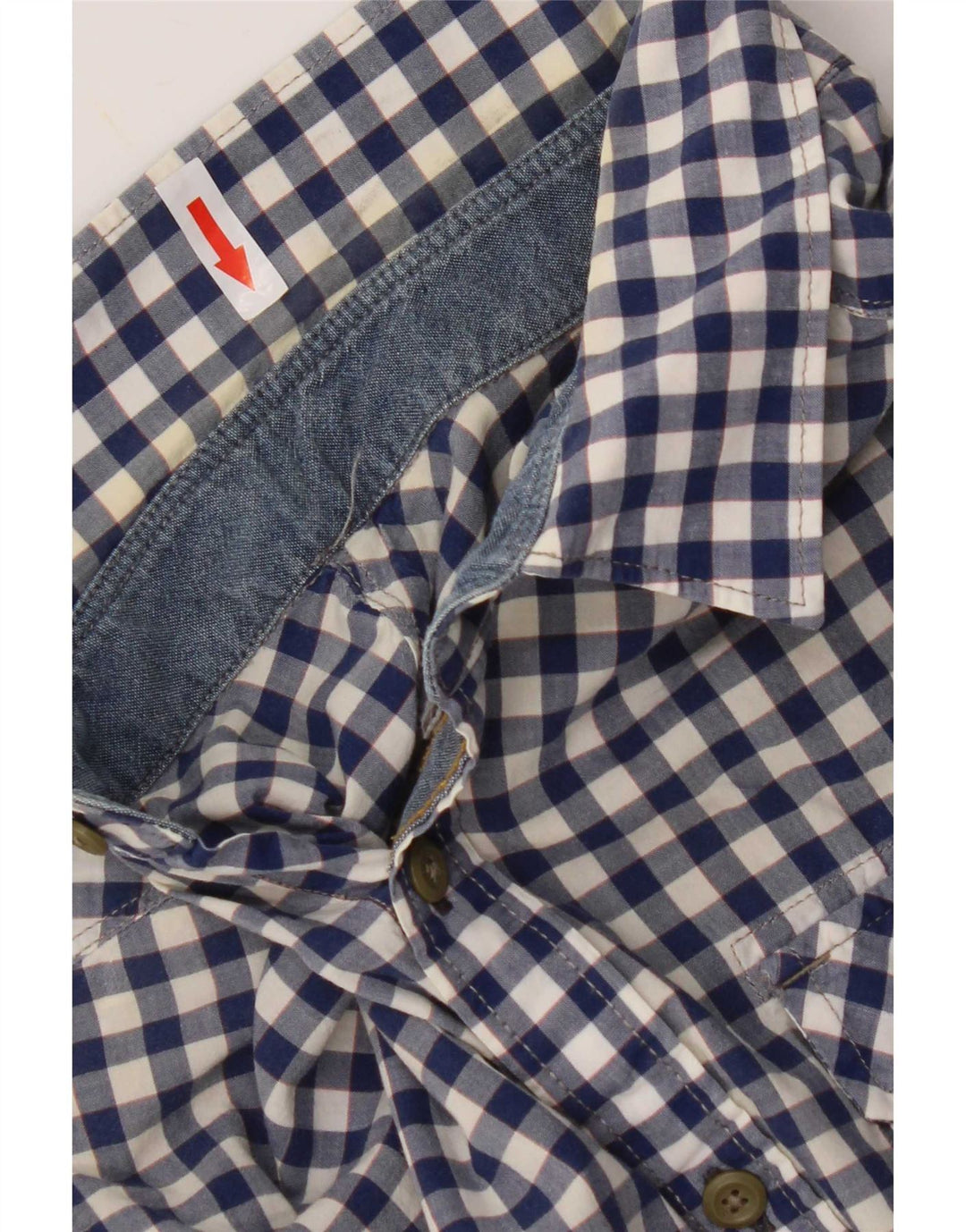 G-Star Herreskjorte Medium Blue Gingham Cotton
