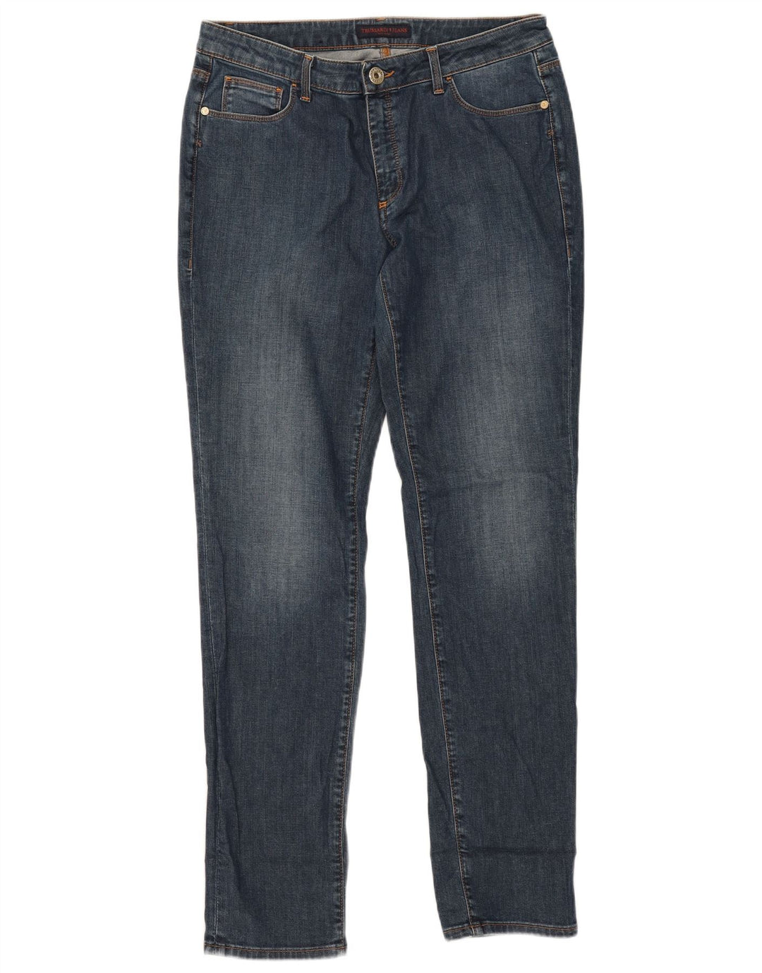 Trussardi Slim Jeans til kvinder W33 L32 Blå