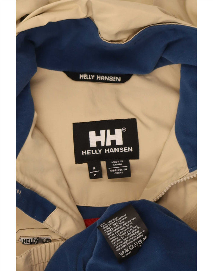 Helly Hansen Herre Grafisk Hooded Bomber Jacket UK 36 Small Beige Nylon