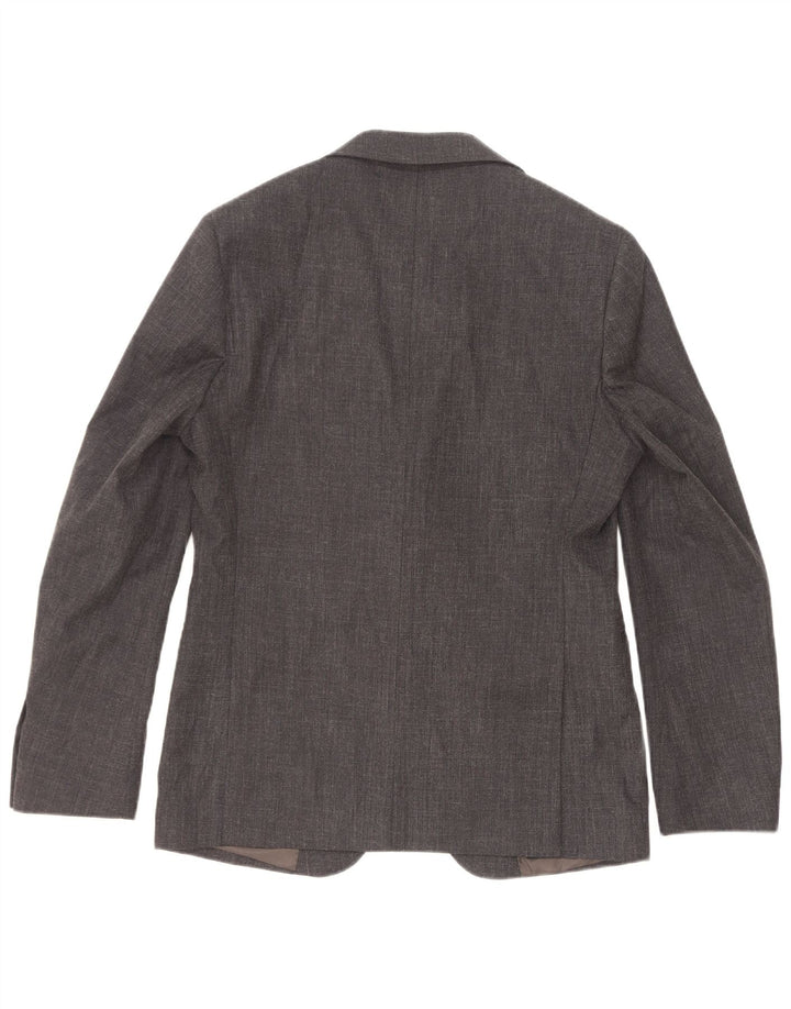 Coveri Herre 2-knaps blazerjakke IT 48 Medium Grå Polyester