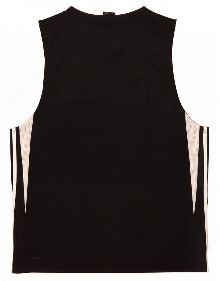 Adidas Herre Climacool Vest Top Stor Sort Colourblock Polyester
