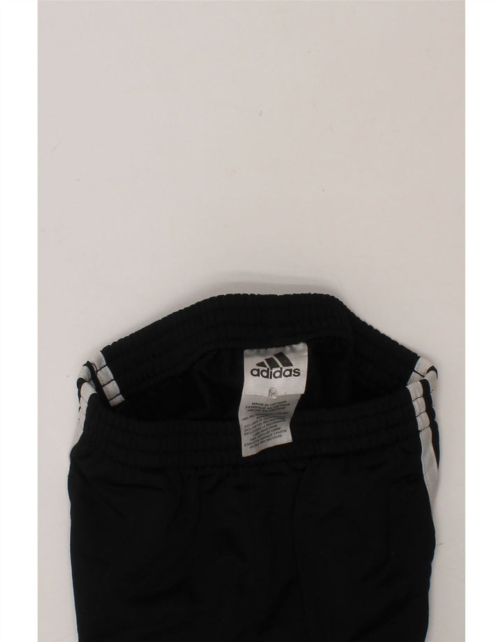 ADIDAS Boys Tracksuit Trousers 4-5 Years  Black Polyester Vintage Adidas and Second-Hand Adidas from Messina Hembry 