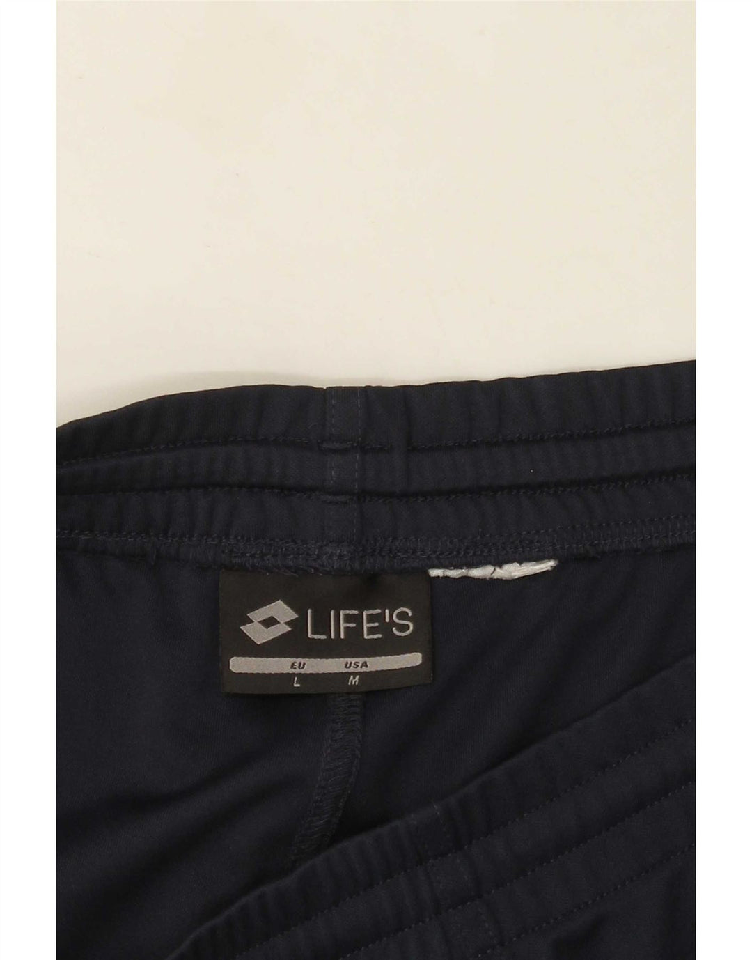 Lotto Herre grafiske sportsshorts Medium Navy Blue Colourblock
