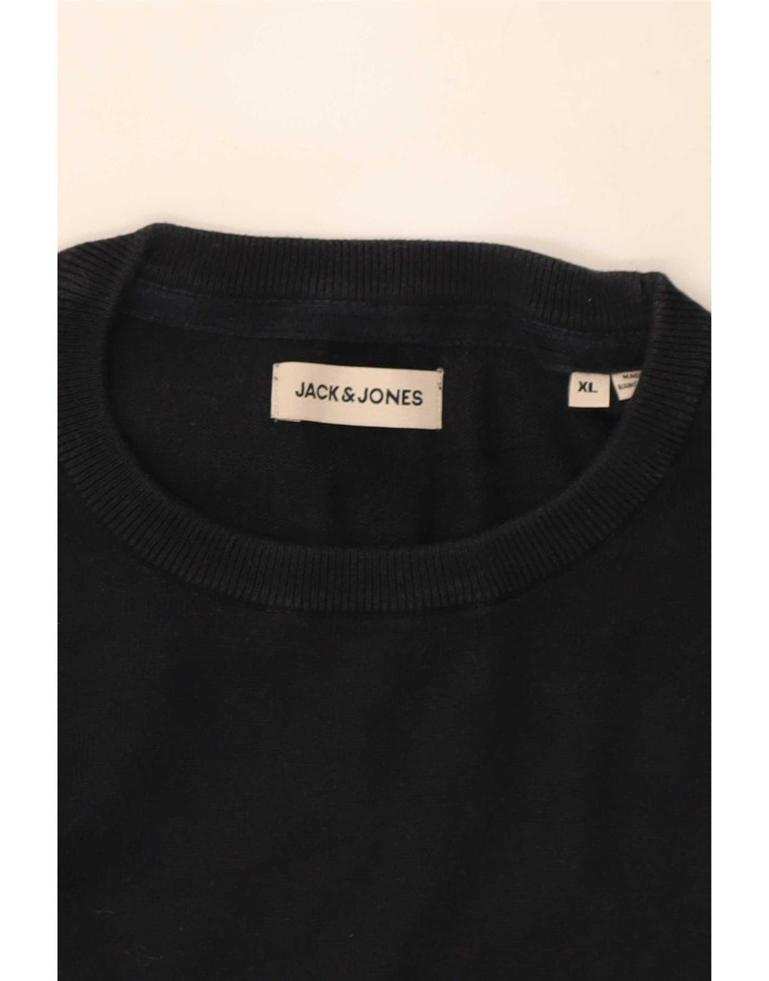 Jack & Jones herre sweater med rund hals XL marineblå