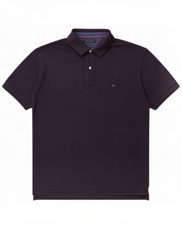 Tommy Hilfiger herre poloshirt 2XL marineblå bomuld
