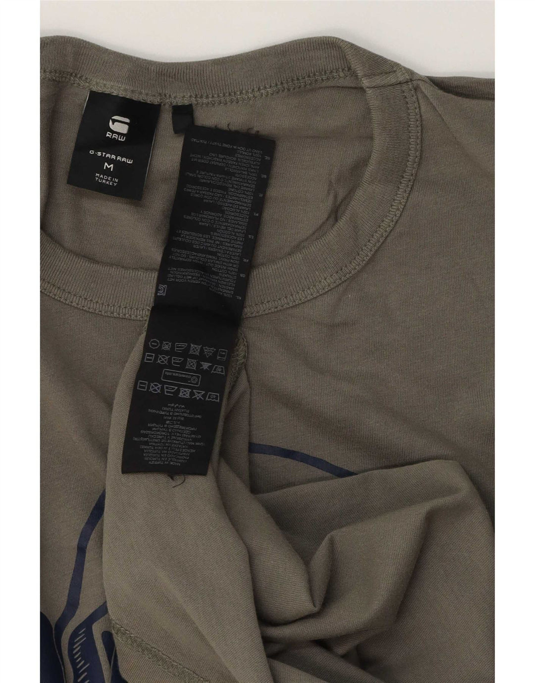 G-Star Herre grafisk T-shirt Top Medium Khaki Bomuld