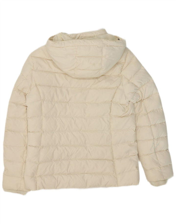 Tommy Hilfiger Dame Hættejakke UK 18 XL Hvid Polyester