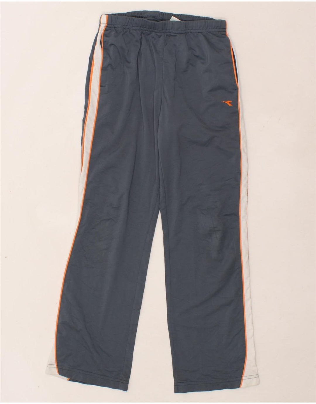 DIADORA Boys Tracksuit Trousers 11-12 Years  Grey Colourblock Polyester Vintage Diadora and Second-Hand Diadora from Messina Hembry 